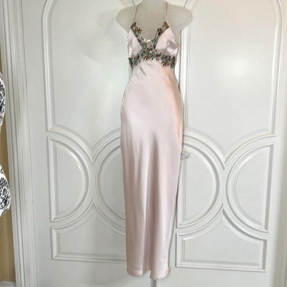 PRINCESS POLLY  SADELLE MAXI DRESS CHAMPAGNE DRESS Size 0 - Picture 7 of 16